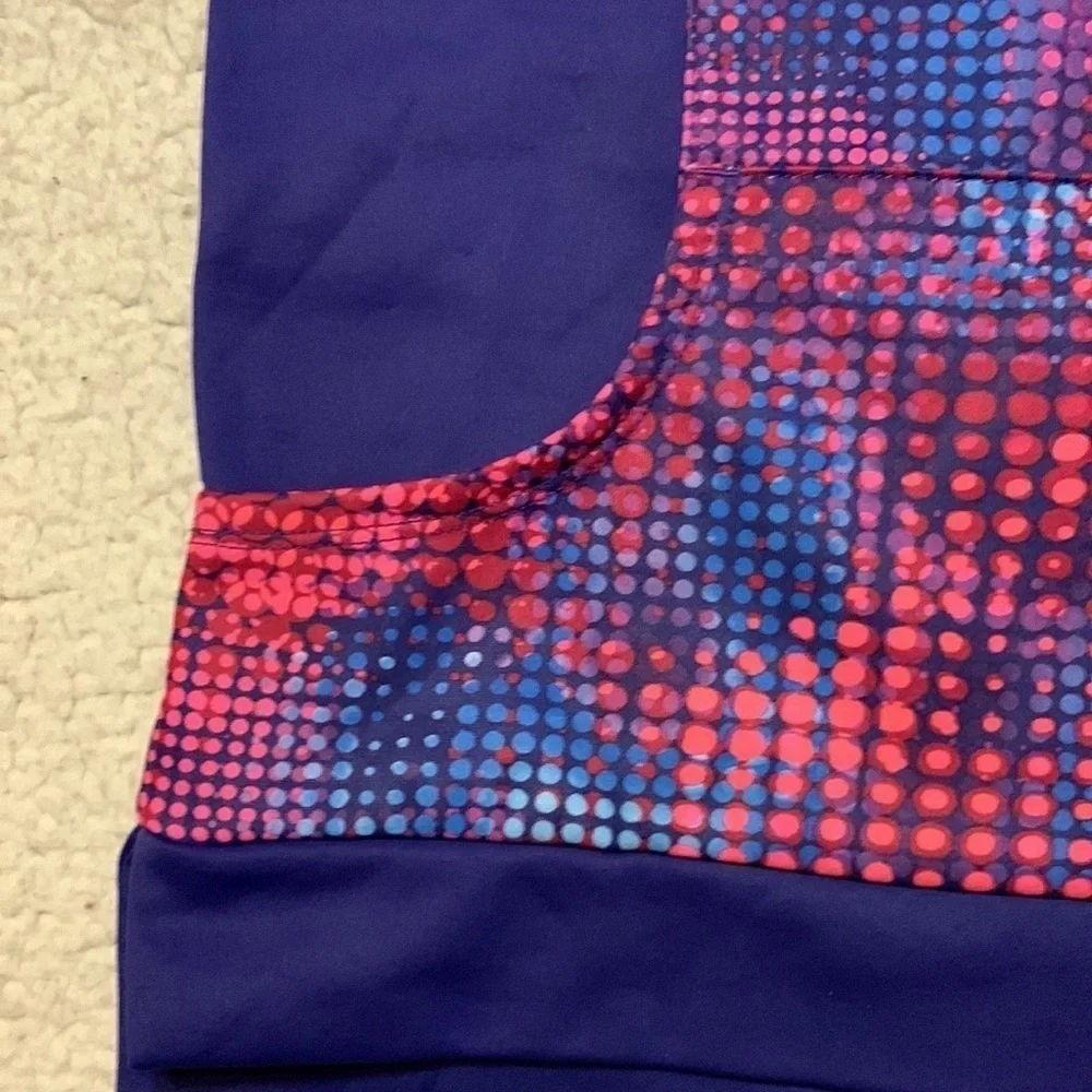 Adidas Euphoric hoodie with pink and purple dots Size Medium - 10 / 12